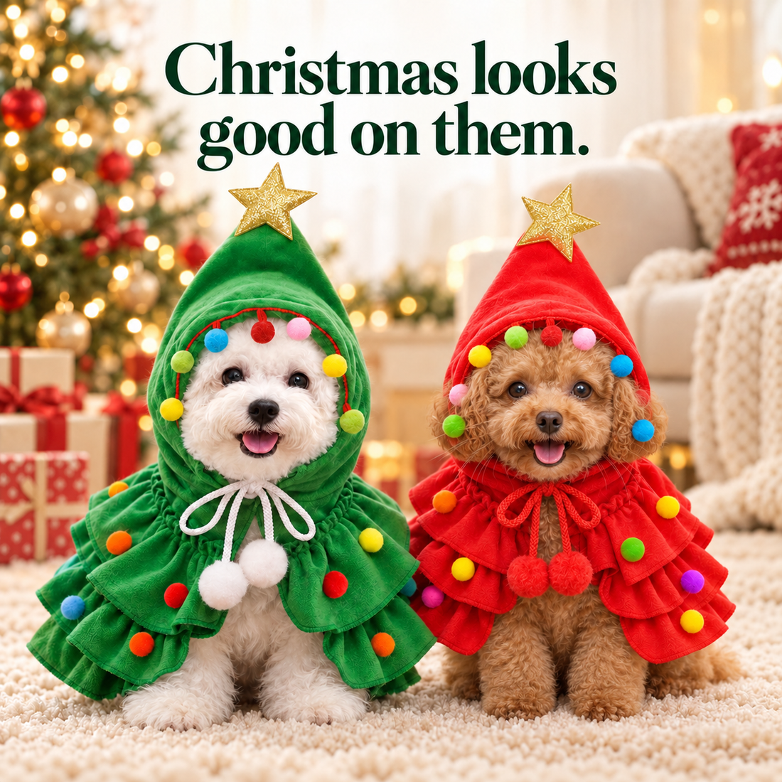 ChristmasTree Pet Costume