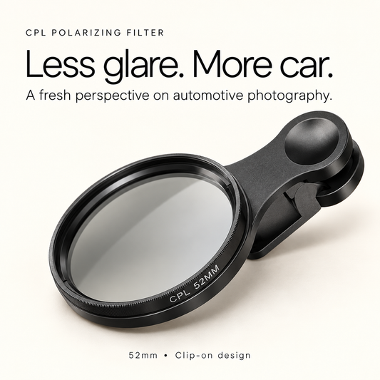 Nuvala Glare: Clip-On CPL Filter for Phone Cameras