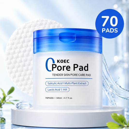 KOEC Pore Pad: Pore Refining Face Pads, 70 Pads | Nuvala