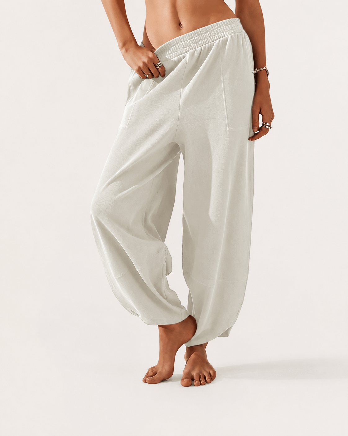 Nuvala Drift: Wide-Leg Palazzo Pants with Pockets