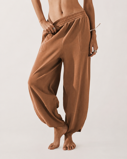 Nuvala Drift: Wide-Leg Palazzo Pants with Pockets
