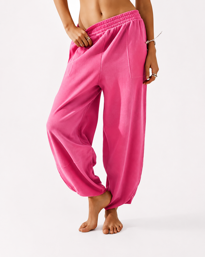 Nuvala Drift: Wide-Leg Palazzo Pants with Pockets