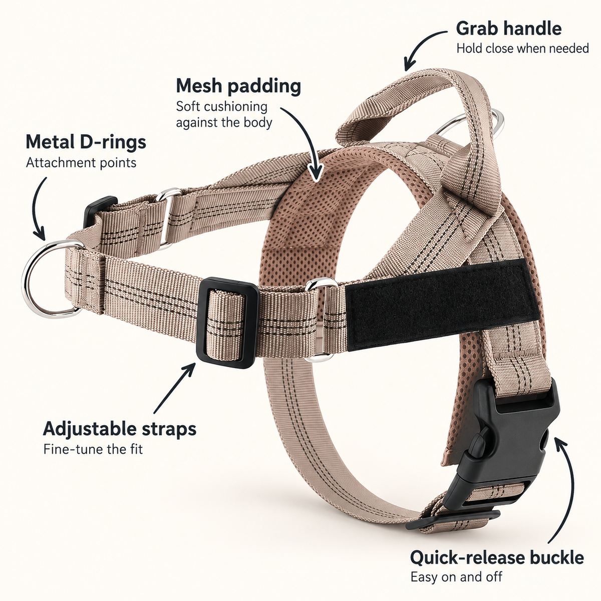 Nuvala Anchor: No-Pull Dog Harness