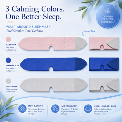 Nuvala Shade: Adjustable Blackout Sleep Mask