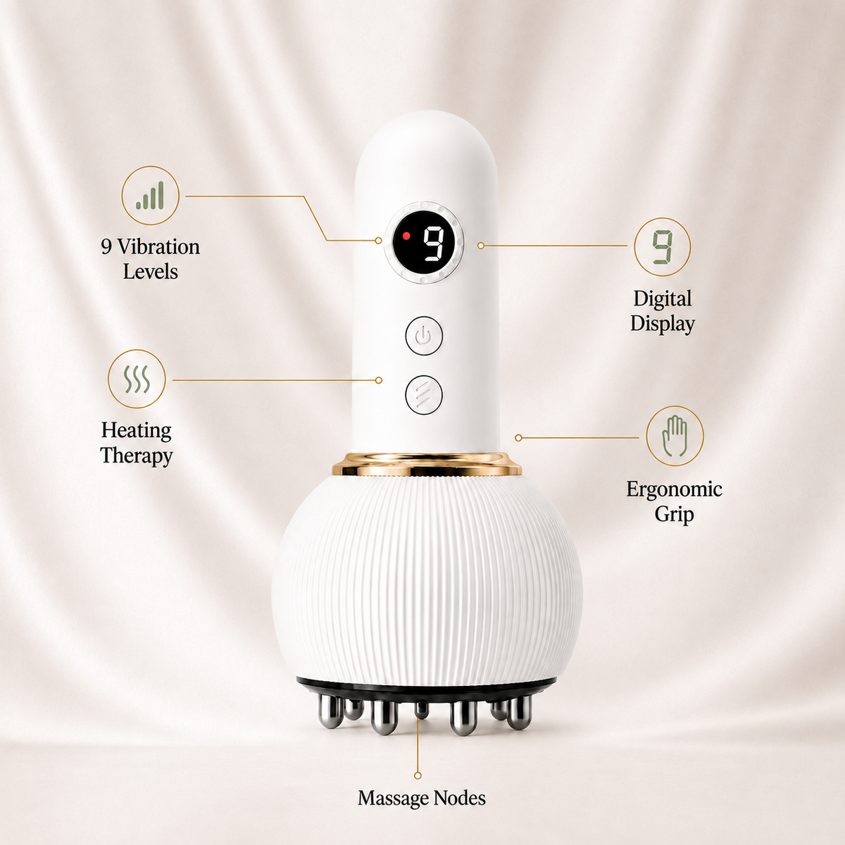 Nuvala: Vibrating Lymphatic Drainage Massager